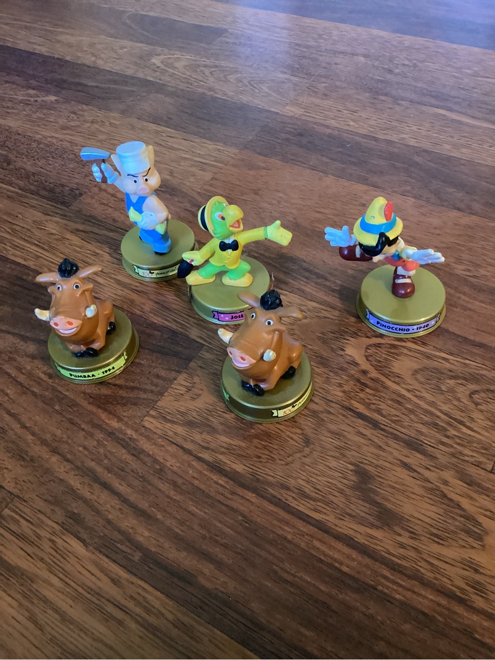 Disney 100 Years Lot of 5 McDonald’s Happy Meal Toys Vintage 2002